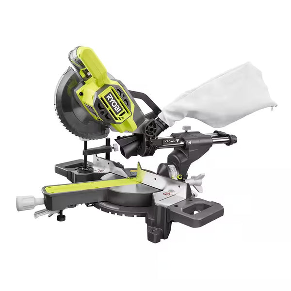 RYOBI ONE+ 18V Cordless 7-1/4 in. Sliding Compound Miter Saw L419 - Tested and Working