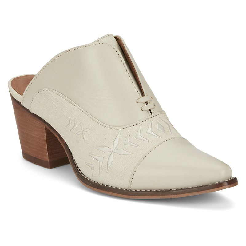 Nocona Ladies Damita Snip Toe Booties 10 B Cream size 10b -B11-0619