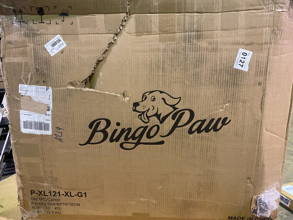 Heavy Duty XL Dog Stroller for Large Pets up to 160 lbs, Collapsible Pet Jogger with Breathable Mesh, 360  Swivel Wheels, Shock Absorption, Adjustable Handle, Storage Pocket, Yellow - M3 - 1983