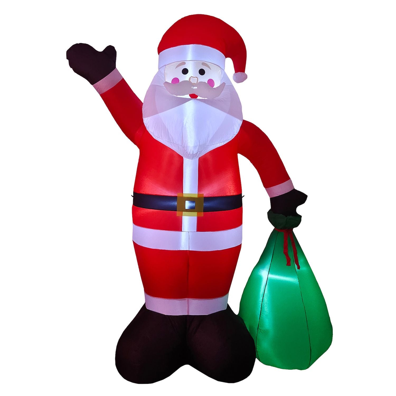 St. Nicholas Square 11 ft. Inflatable LED Santa Ch