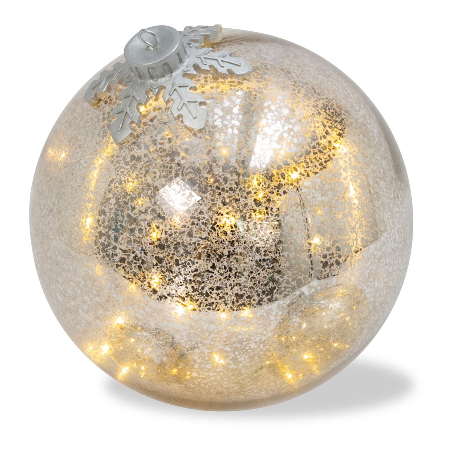 Medium Mercury LED Glass Ornament