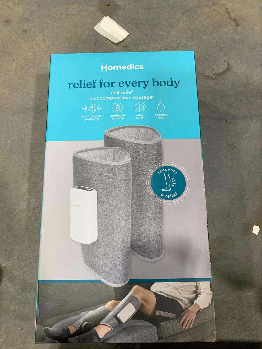 HoMedics Real Relief Calf Compression Massagers - G13 - 921 -A7-1166 -A7-1167