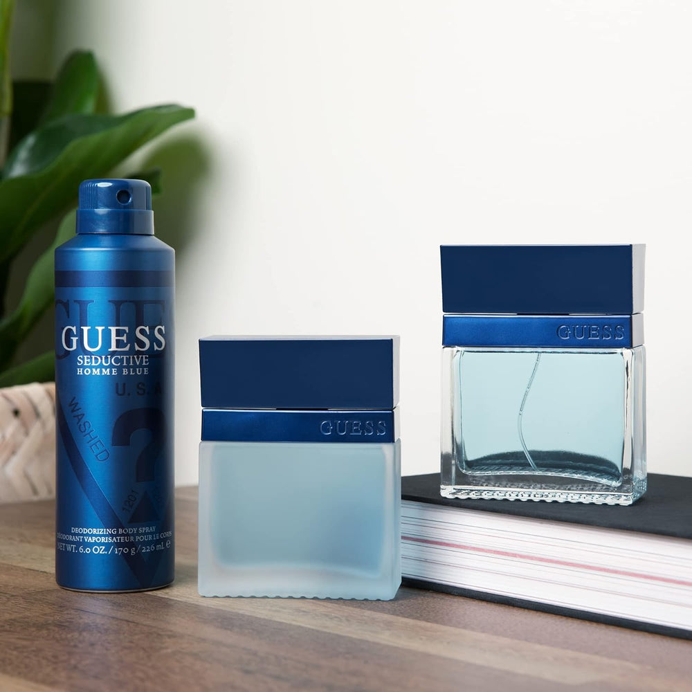 Guess Seductive Blue Men/Homme Eau de Toilette Cologne Spray For Men, 1.7 Fl. Oz. - K3 - 1451