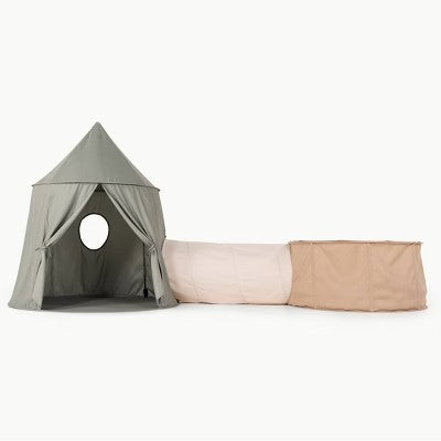 Rollic by Gathre Playroom Bundle Tent Tunnel and Ball Pit - Cream 1686