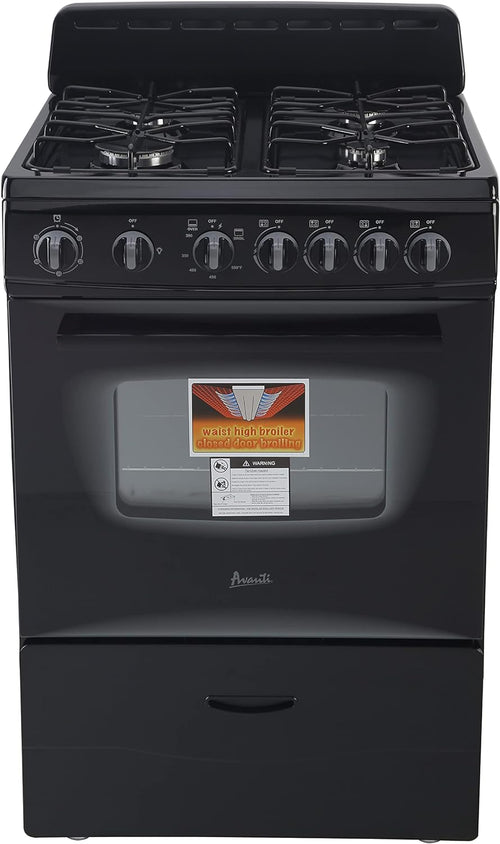 Avanti GR2415CB Gas Range Oven Compact Freest