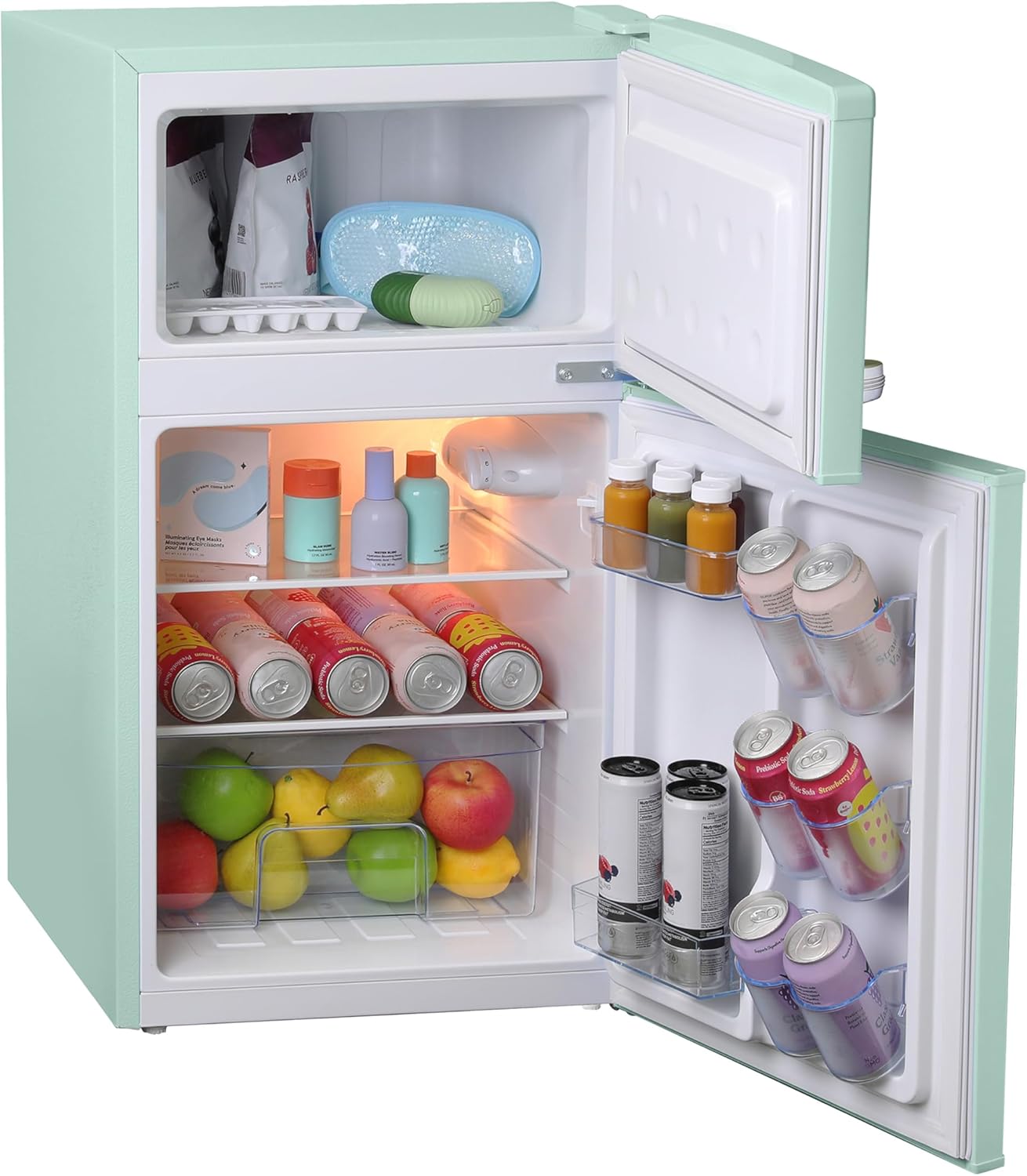 West Bend Mini Fridge with Freezer for Bedroo