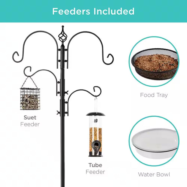 Steel Suet/Block Multi-Bird Feeder Station - B4 - 497