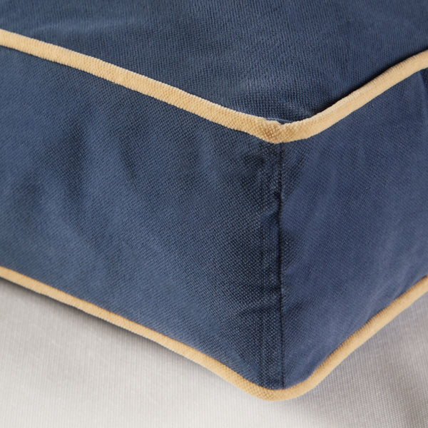 Greendale Home Fashions Rectangular Denim Microfiber Pillow Dog Bed (Medium) - D9 - 1520