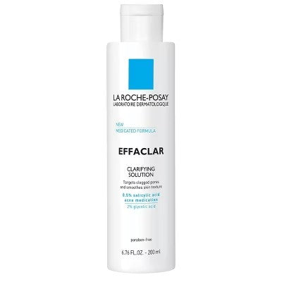 La Roche Posay Effaclar Face Salicylic Acid Toner Clarifying Solution with Medicated Formula - 6.76oz -L4-1500