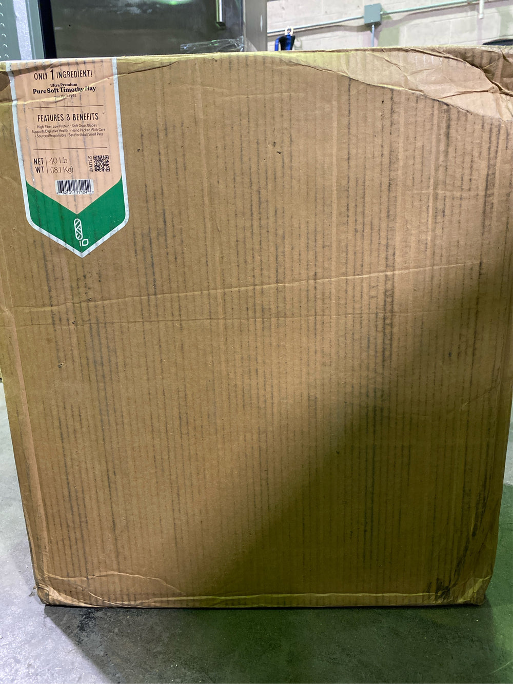 Rabbit Hole Hay, Ultra Premium Soft Timothy Hay; 40 lb bag