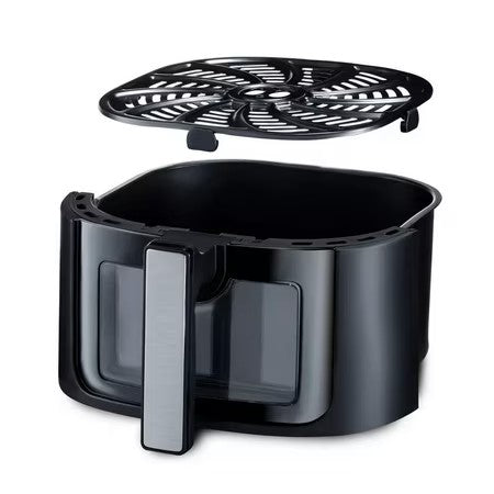 Gourmia 6-Qt Digital Window Air Fryer with 12 Presets & Guided Cooking Black - B6 - 496