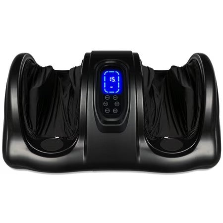 Best Choice Products Therapeutic Kneading & Rolling Shiatsu Foot Massager w/ High Intensity Rollers, Remote - Black -F3-1966