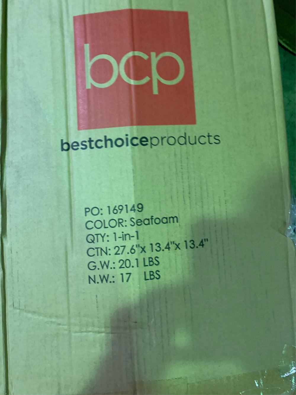 Best Choice Products 4in Thick Folding Portable Seafoam Mattress Topper w/ Carry Case, Washable Cover - Green - Full - B3-0463