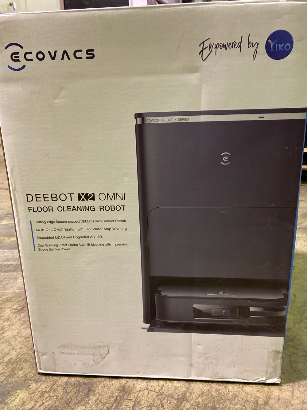 ECOVACS DEEBOT X2 Omni Robot Vacuum and Mop Cleaner - L7 - 1989