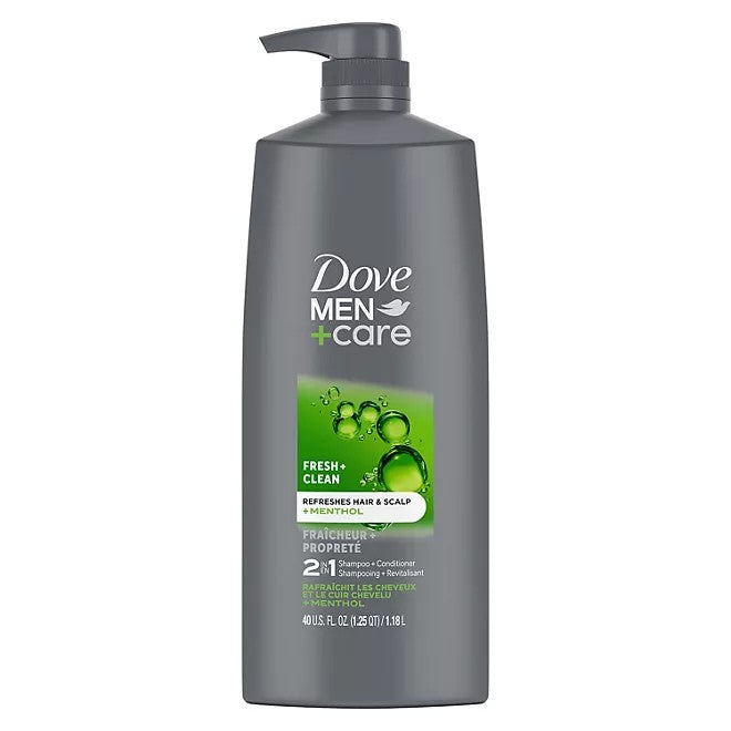 Dove Men+Care 2-in-1 Shampoo + Conditioner, Fresh