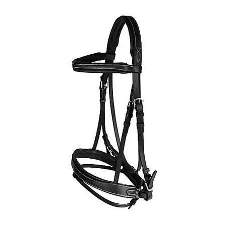 Horze Venice Snaffle Bridle Horse Dk Brown - B9 - 1526