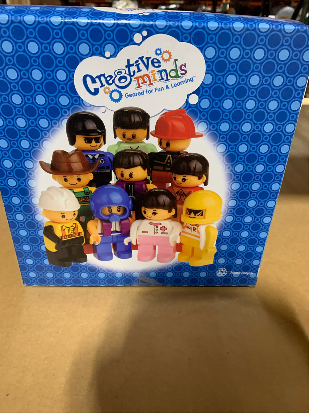 Cre8tive Minds People for Preschool Sized Building Blocks, Set of 20 -E10-0149
