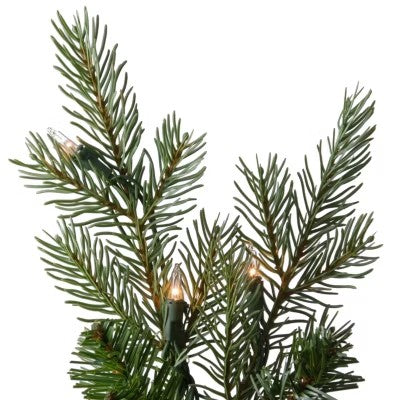 National Tree Co. Nordic Spruce Entrance 4 Foot Pre-Lit Spruce Christmas Tree - H8 - 1148