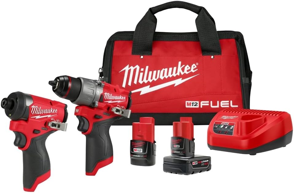 Milwaukee Electric - M12 Fuel. 2-Tool Combo KIT B3456