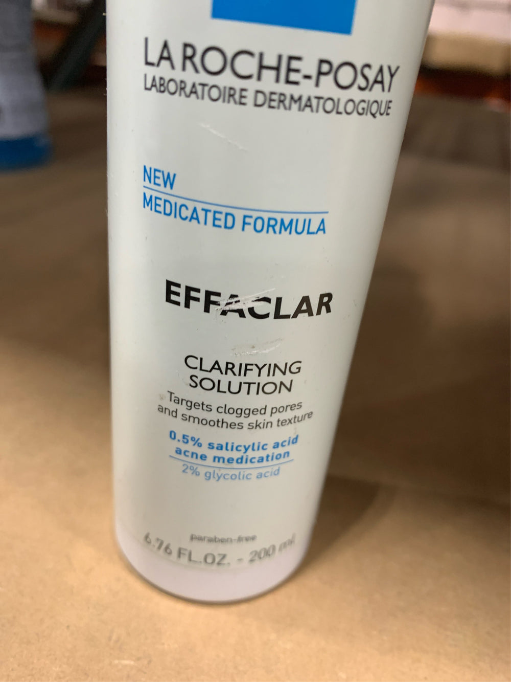 La Roche Posay Effaclar Face Salicylic Acid Toner Clarifying Solution with Medicated Formula - 6.76oz -L4-1500