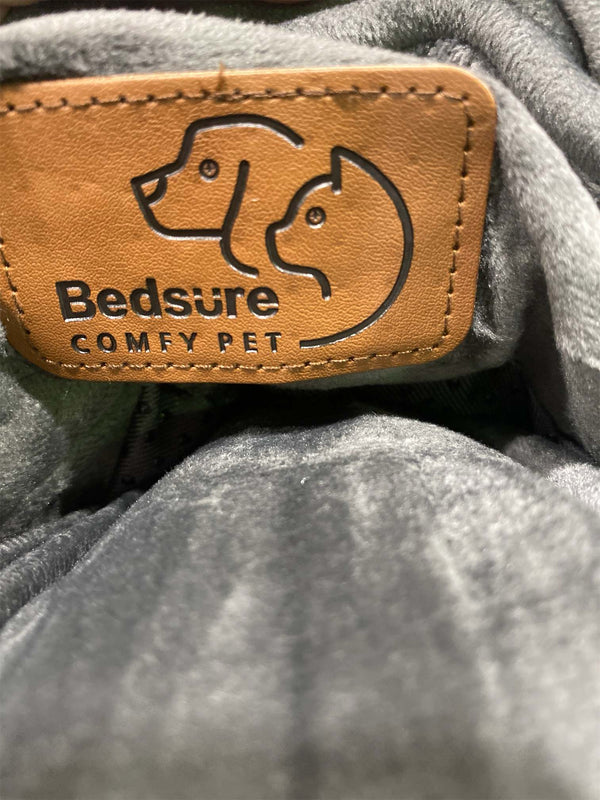 Bedsure Orthopedic Dog Bed Medium Size Dogs - Washable Small Medium Dog Cat Bed Waterproof, Comfort Cats Couch Sofa with Washable Removable Cover, Pets Bed with Nonskid Bottom, Grey - A6 - 509