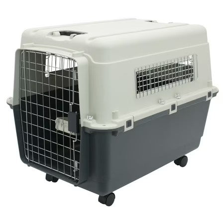 SportPet Designs Airline Approved Plastic Dog Kennel with Wheels, Large - D6 - 520