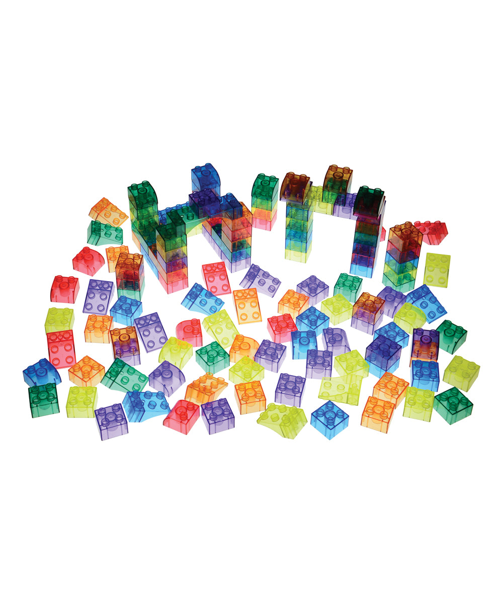 Rainbow Transparent Bricks - F8 - 859 -A2-1079