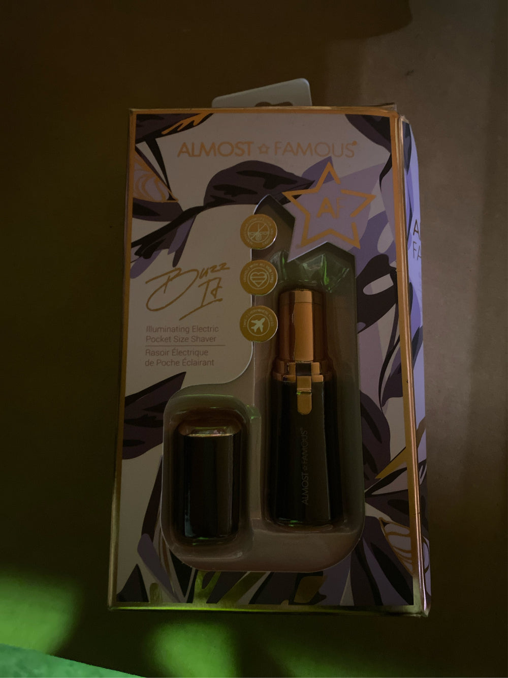 Almost Famous Epilators Purple-Black - Twilight Buzz It Facial Hair Removal Wand - L10 - 151