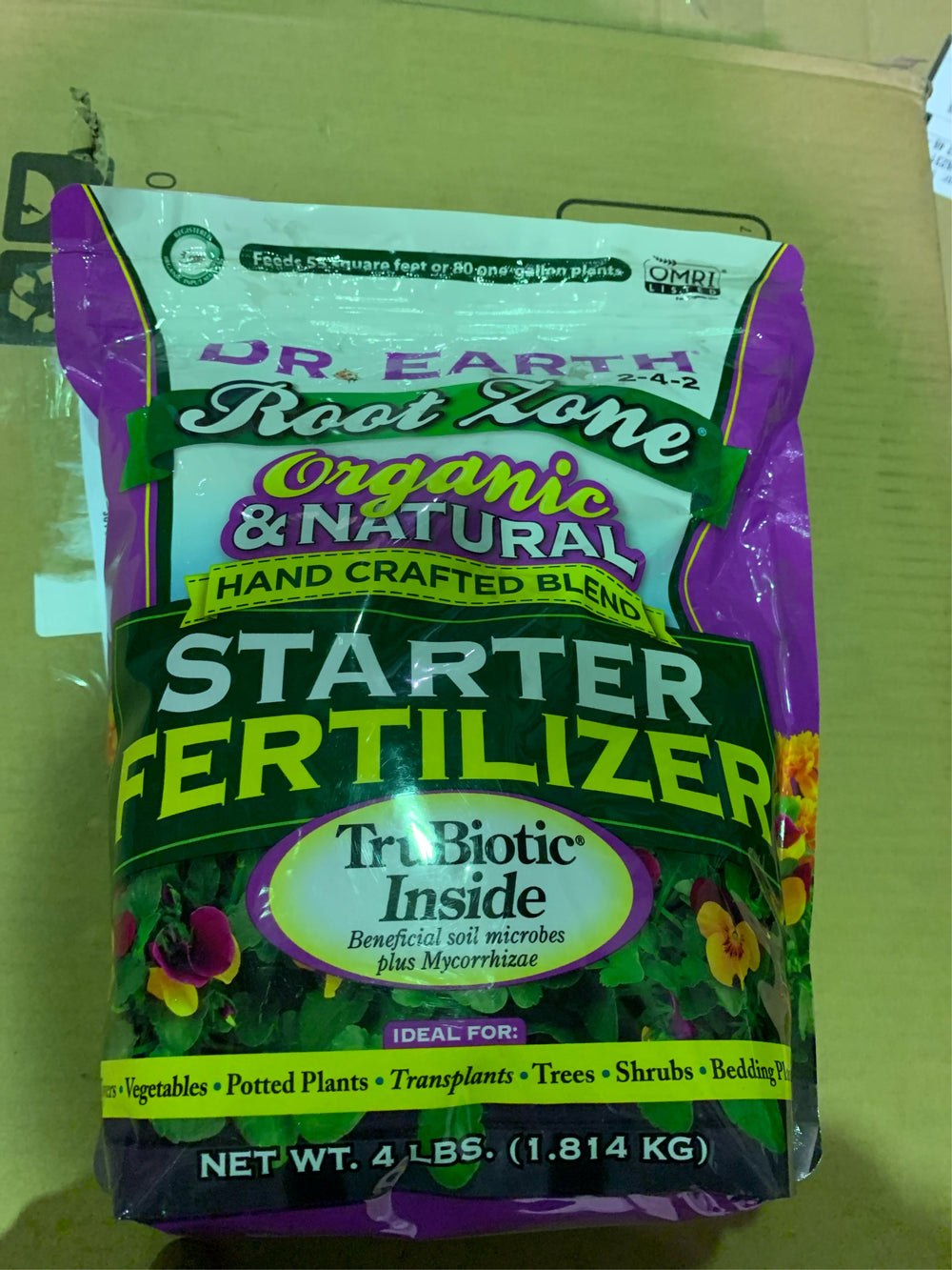 Root Zone 4 lb. 55 sq. ft. Organic Starter Fertilizer - C1-0323