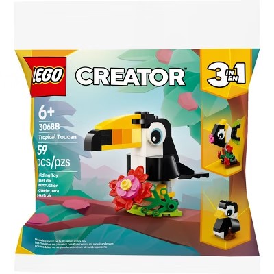 LEGO Creator 3 in 1 Tropical Toucan Building Set - G12 - 279