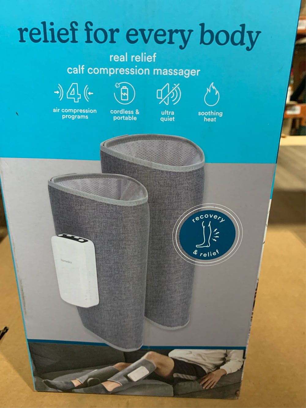 HoMedics Real Relief Calf Compression Massagers -E5-0032