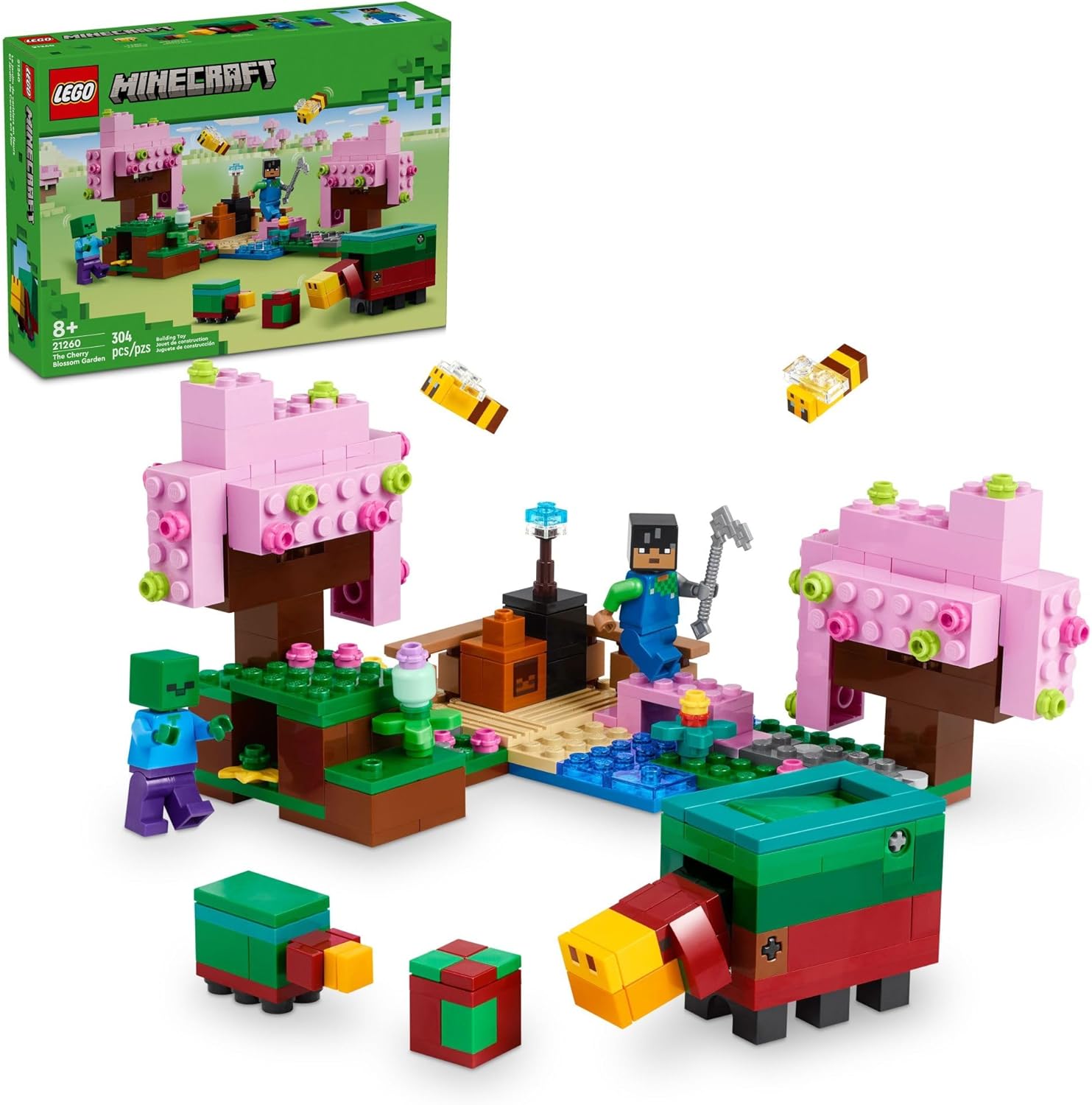 LEGO Minecraft The Cherry Blossom Garden, Video Ga