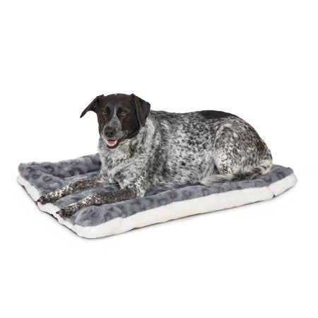 MidWest Homes for Pets Reversible Pet Bed; Machine Washable; Great for Intermediate Dog Breeds; Spotted Gray; 36" - B4 - 1370