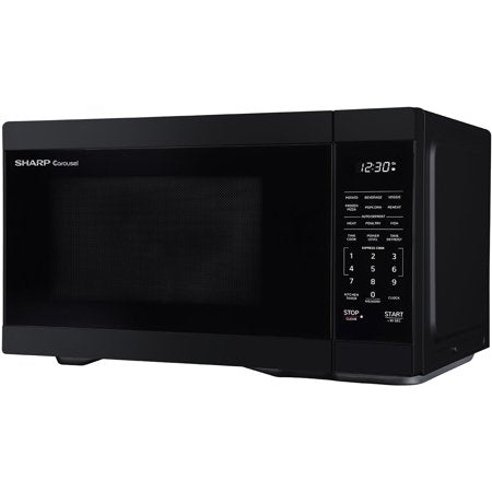 Sharp 1.1-Cu. Ft. Countertop Microwave Oven in Black -G4-0004