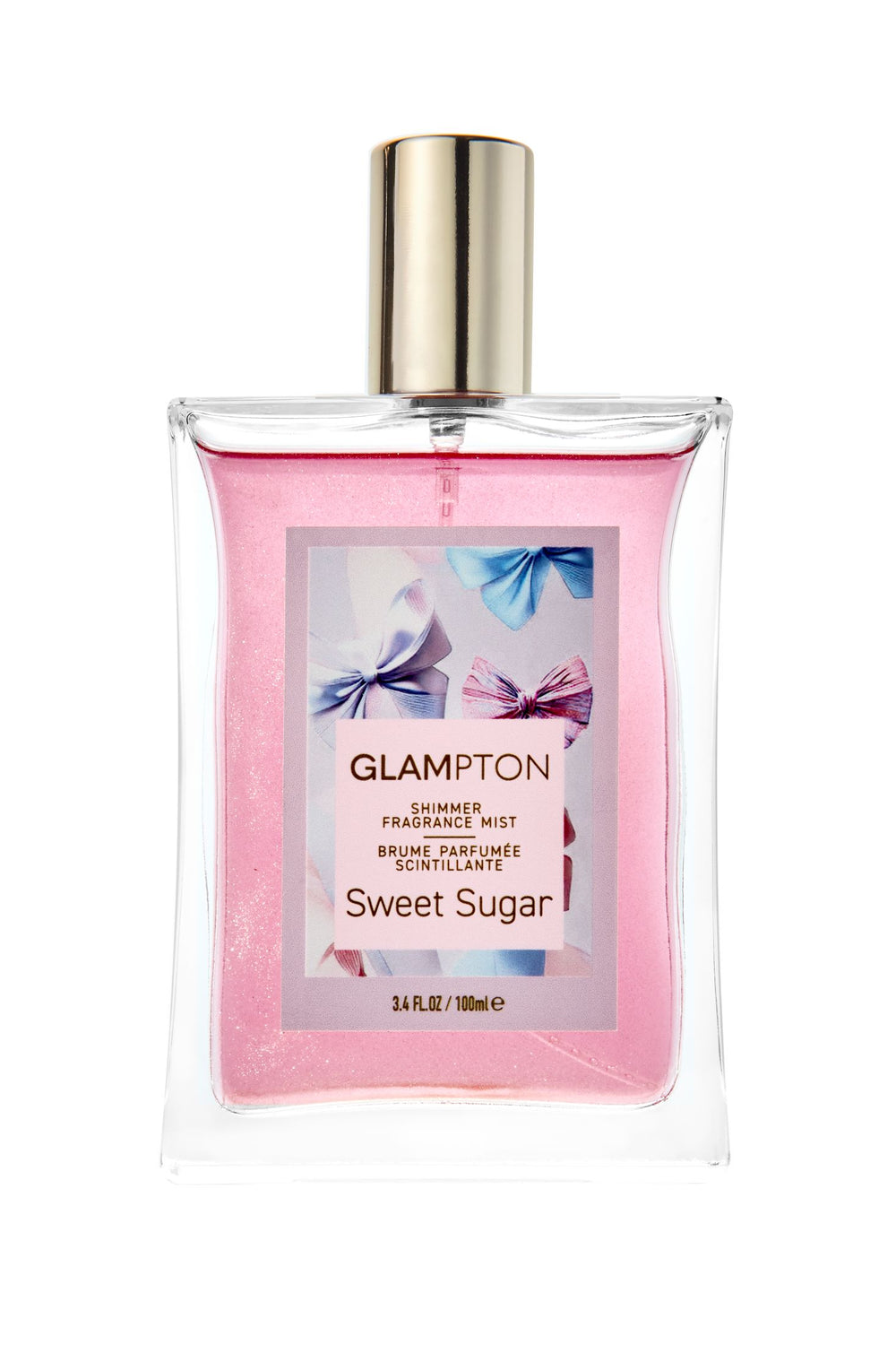 Glampton Sweet Sugar Shimmering Fragrance Mist Body Spray for Women, 3.4 fl oz - K3 - 1428