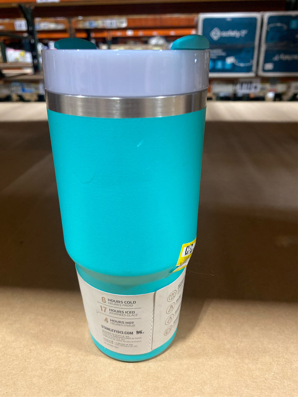 Stanley 14 Oz Stainless Steel H2.0 Flowstate Quencher Tumbler Tropical Teal - NO STRAW - C8 - 1220