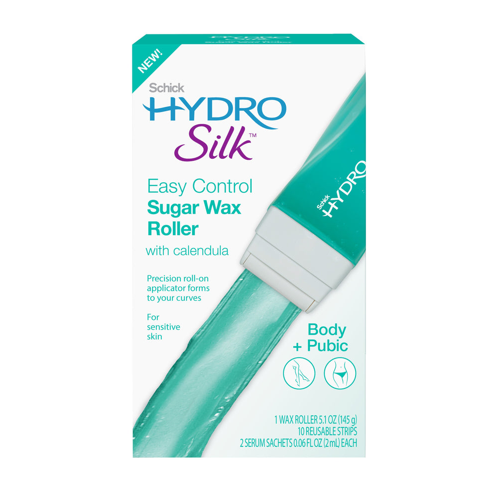 Schick Hydro Silk Easy Control Sugar Wax Roller for Body & Pubic, 5.1 OZ - F3 - 815