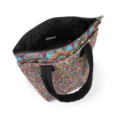 SAKROOTS Women's Culver Tote, Rainbow Wanderlust Woven - A11 - 698