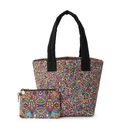 SAKROOTS Women's Culver Tote, Rainbow Wanderlust Woven - A11 - 698