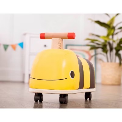 B. toys Wooden Bee Ride-On - Boom Buggy