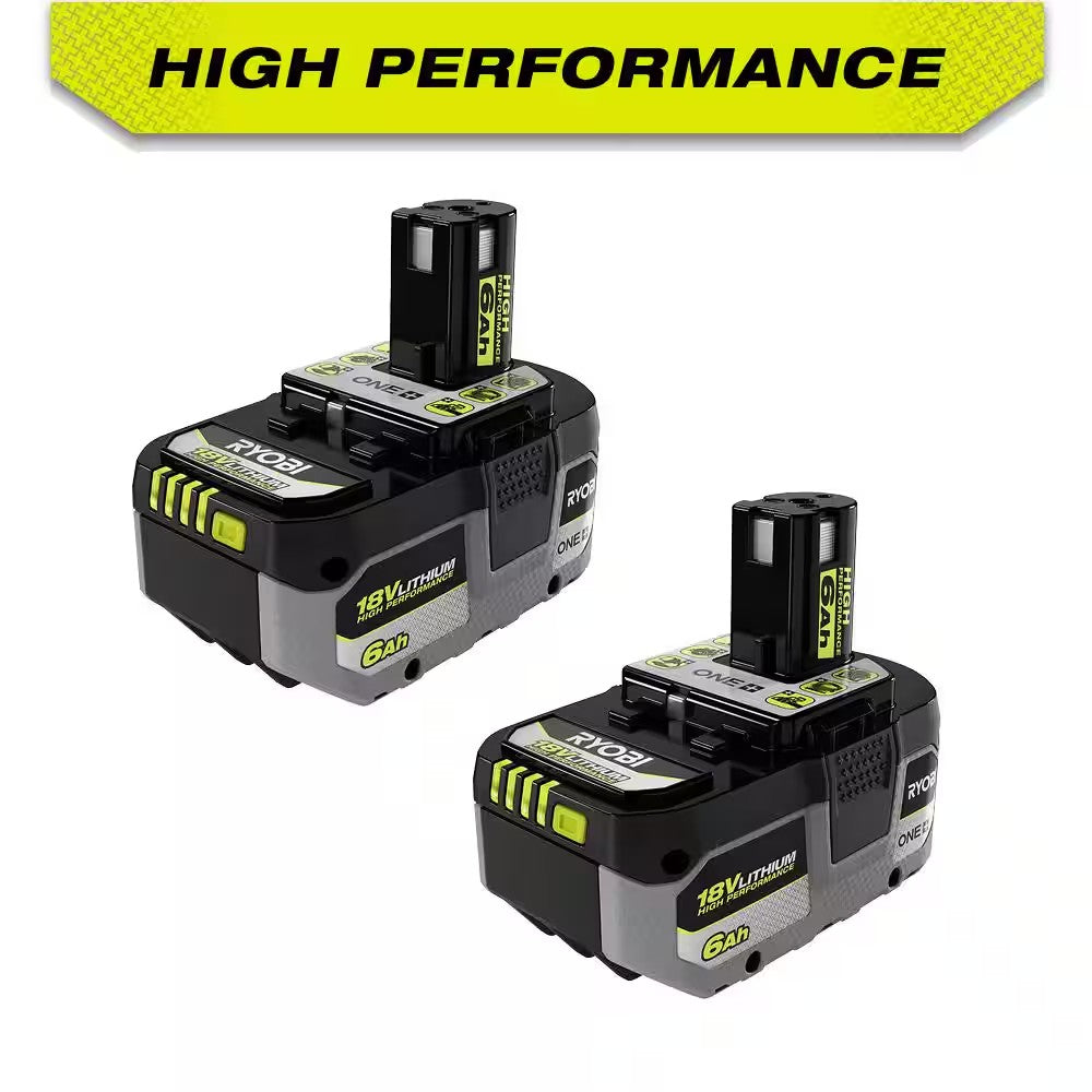 ONE+ HP 18V HIGH PERFORMANCE Lithium-Ion 6.0 Ah Battery (2-Pack) - 933