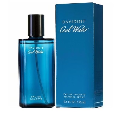 Cool Water By Davidoff Men Edt Spray 2.5 Oz -F13-0214