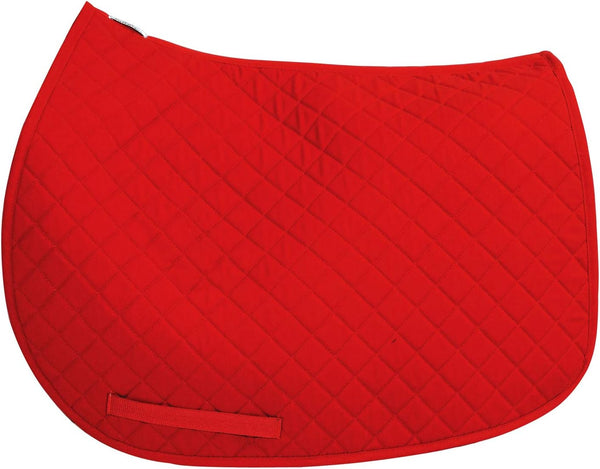 TuffRider Basic Pony Saddle Pad   Diamond Quilted, Flannel Lined, Breathable Schooling Pad for Horses - C11 - 1260