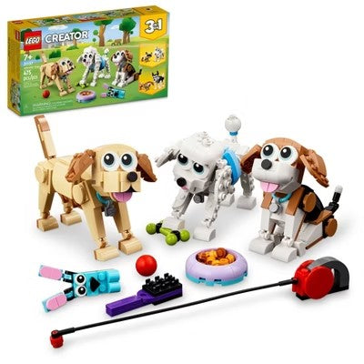 LEGO Creator 3 in 1 Adorable Dogs Animal Figures T