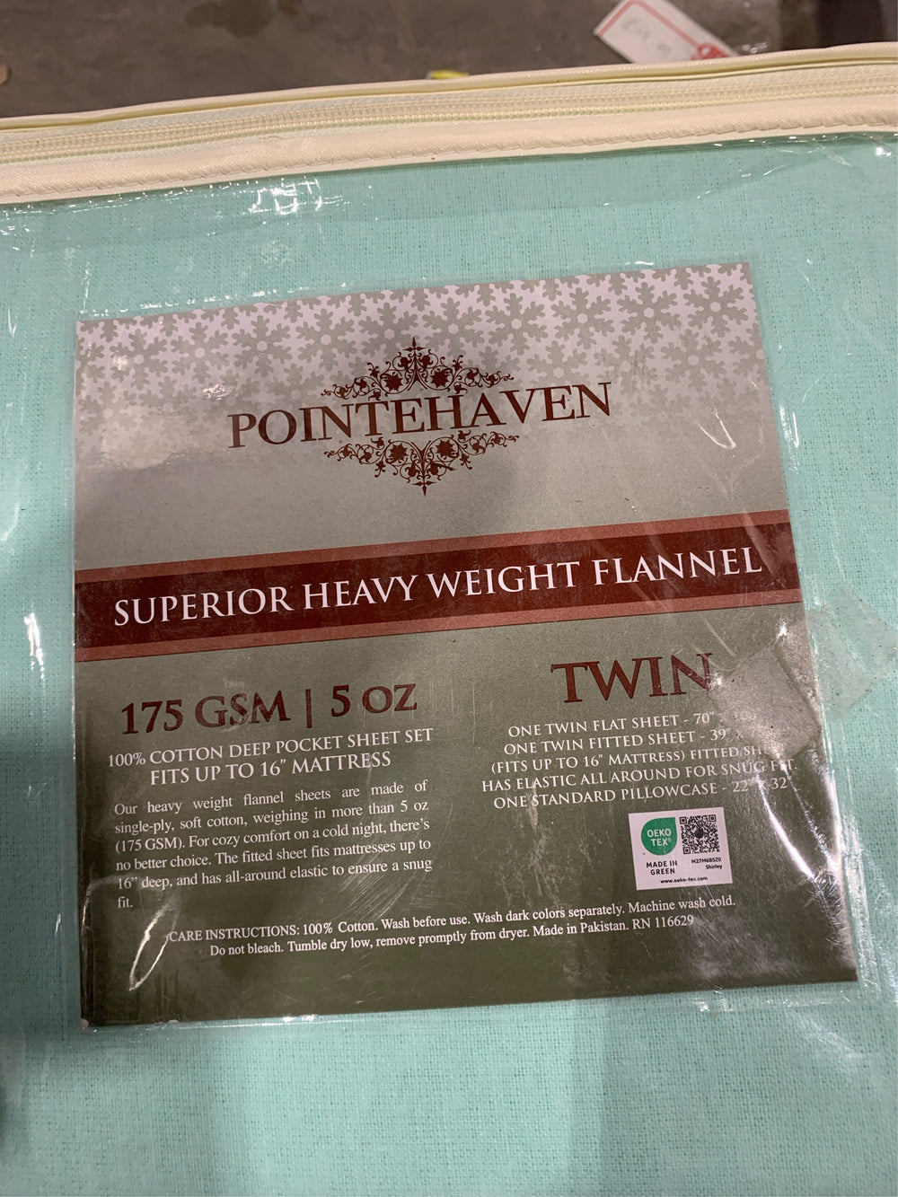 Pointehaven Flannel Sheet Set -B12-1290