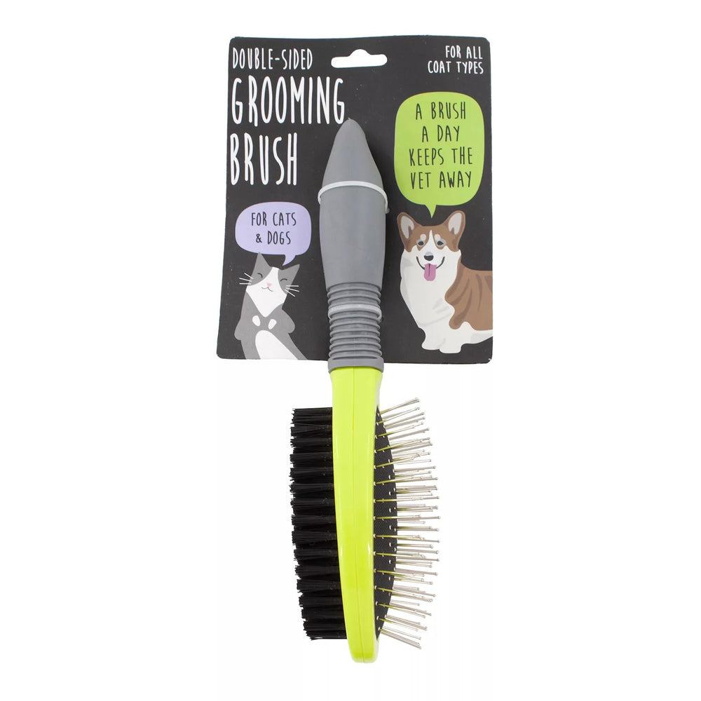 Precious Tails Double Sided Pet Grooming Brush -F9-0117