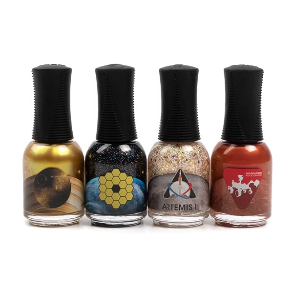 Orly x NASA Collection | Metallic, Shimmer, Glitter Nail Polish 0.6 fl oz (Golden Record) -K10-0128