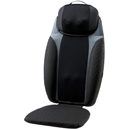 HoMedics 2-in-1 Shiatsu Massaging Seat Topper with Removable Cordless Massage Pillow, Heat and Vibrating Massage Pad for Home or Office, Full Body Massage with Adjustable Settings - E1 - 927