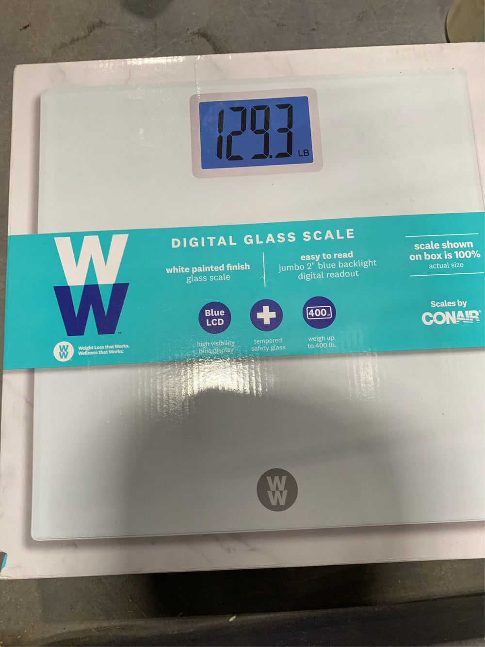 Super Large LCD Display with Backlight White - Weight Watchers - K6-1539