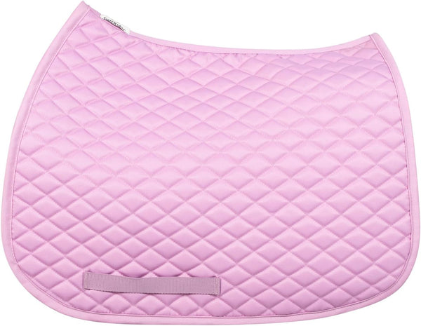 TuffRider Basic Pony Saddle Pad   Diamond Quilted, Flannel Lined, Breathable Schooling Pad for Horses - C11 - 1259